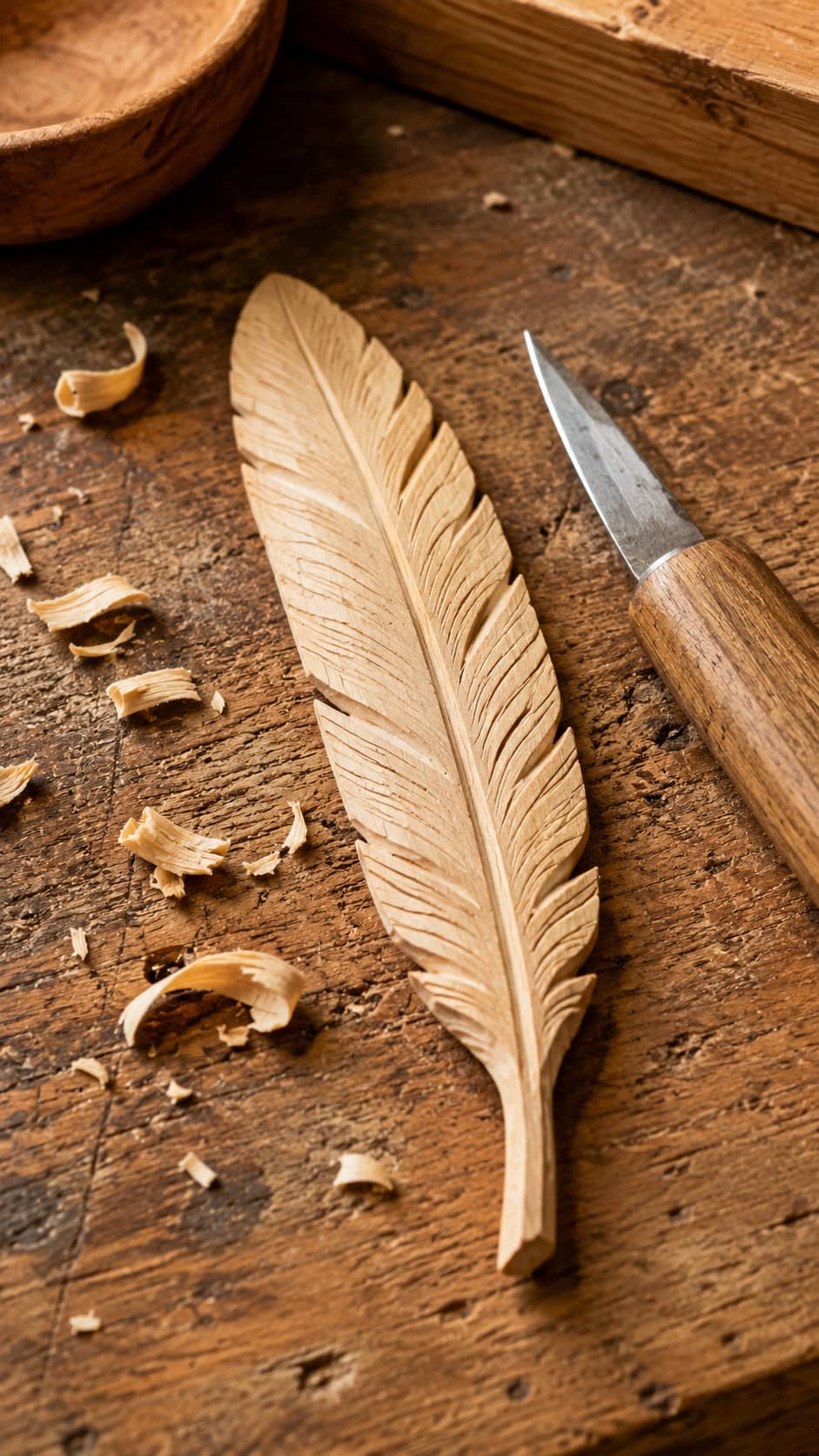 Simple Feather Pattern