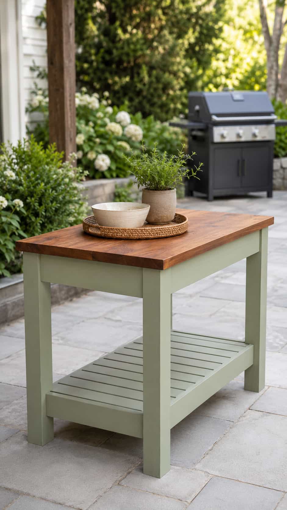 Simple Outdoor Prep Table