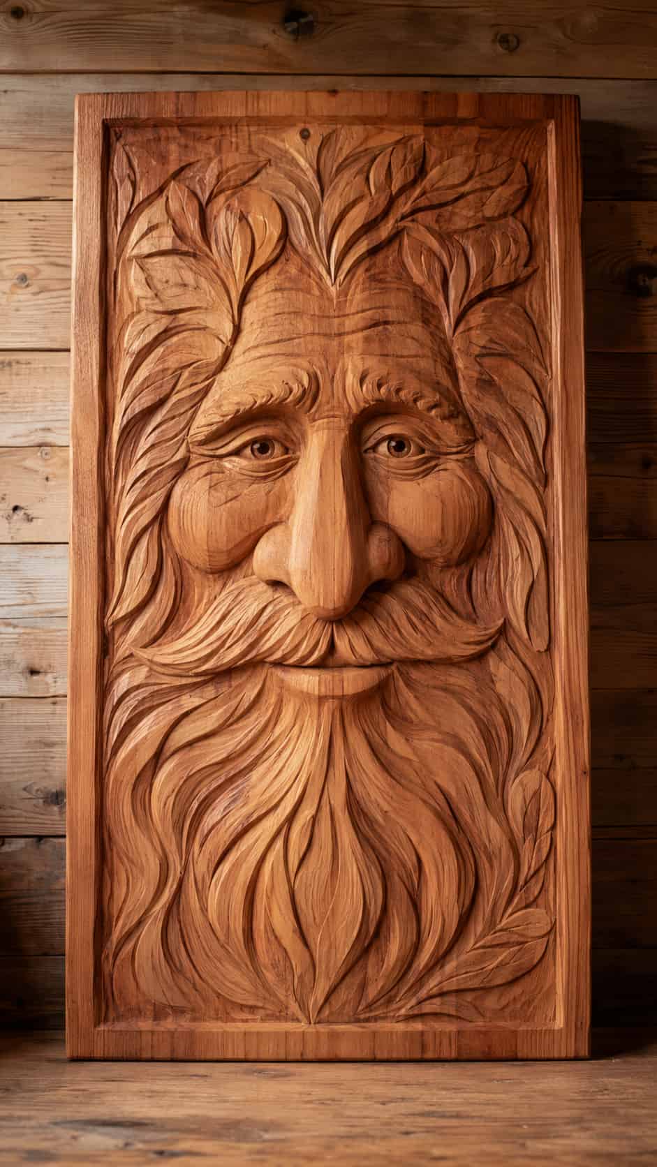 Simple Wood-Spirit Face