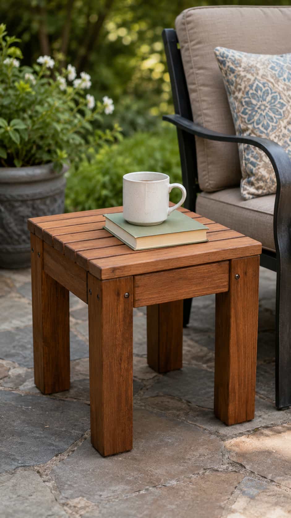 Small 4x4 Outdoor Side Table