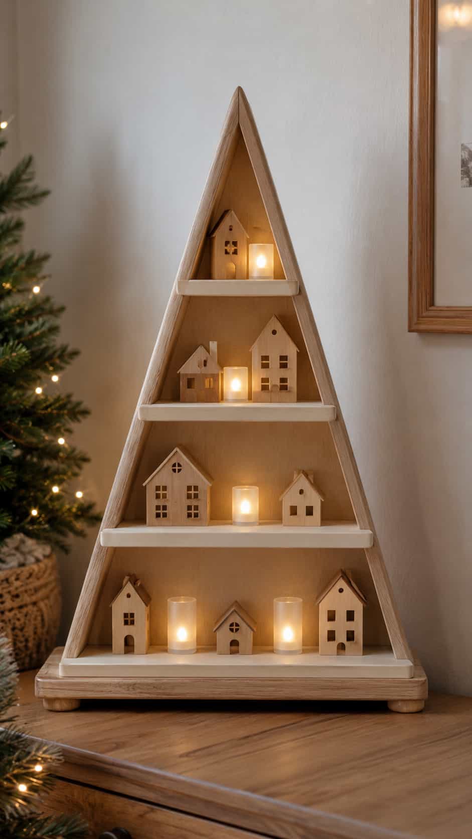 Tiered Tabletop Tree Shelf