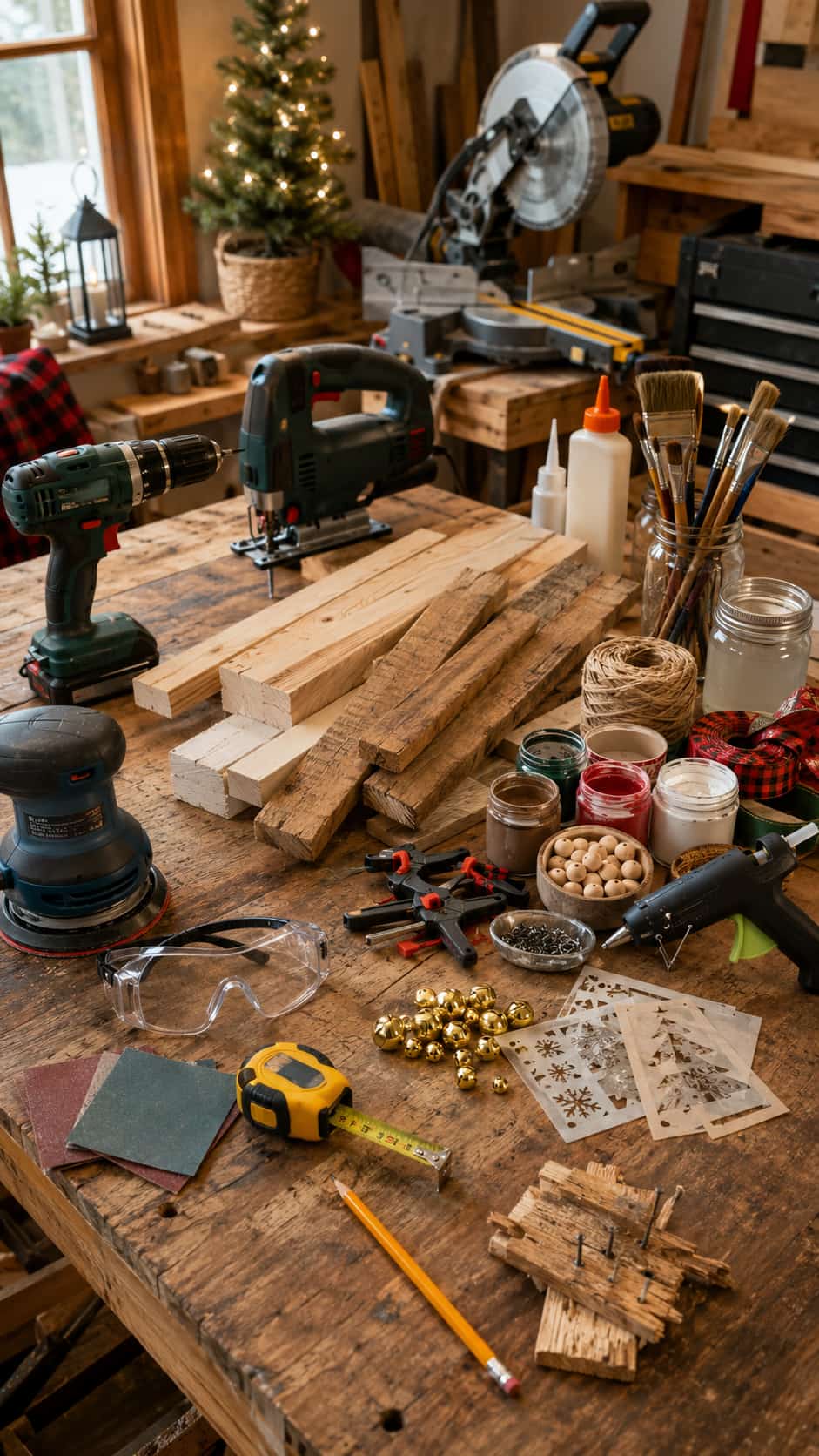 Tools and Materials You May Need for scrap wood christmas