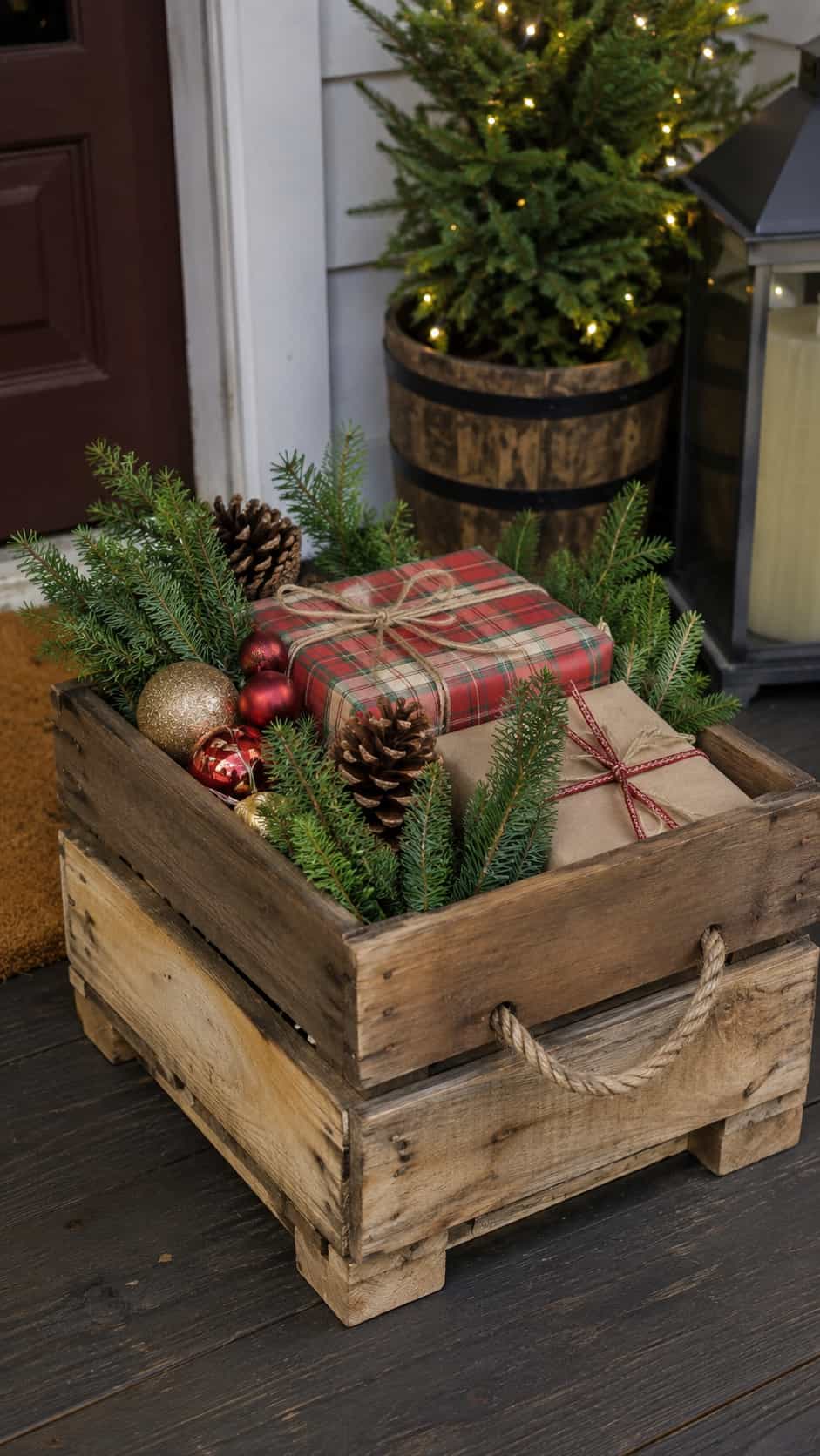 Wooden Christmas Crate