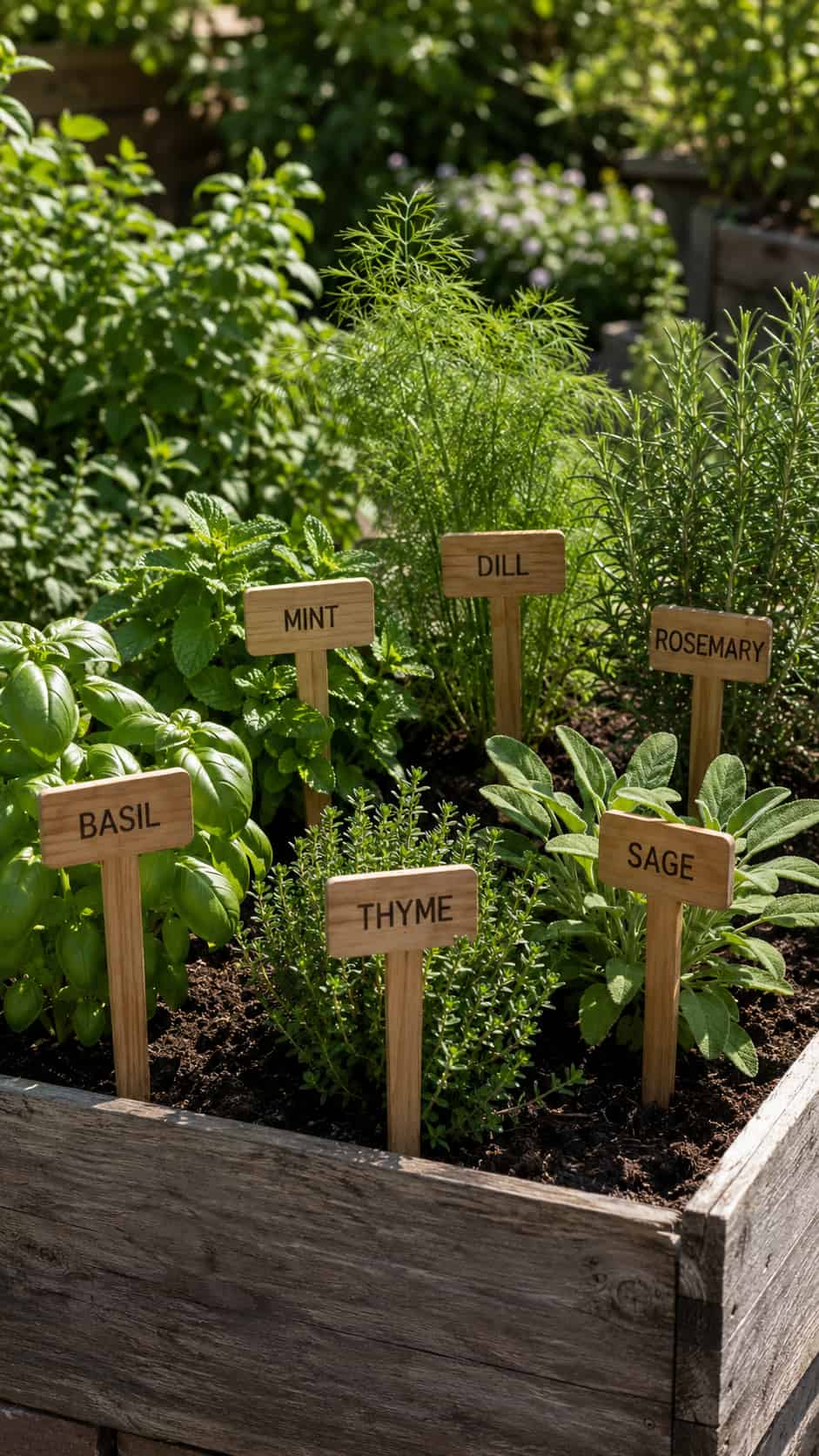 Wooden Plant Markers