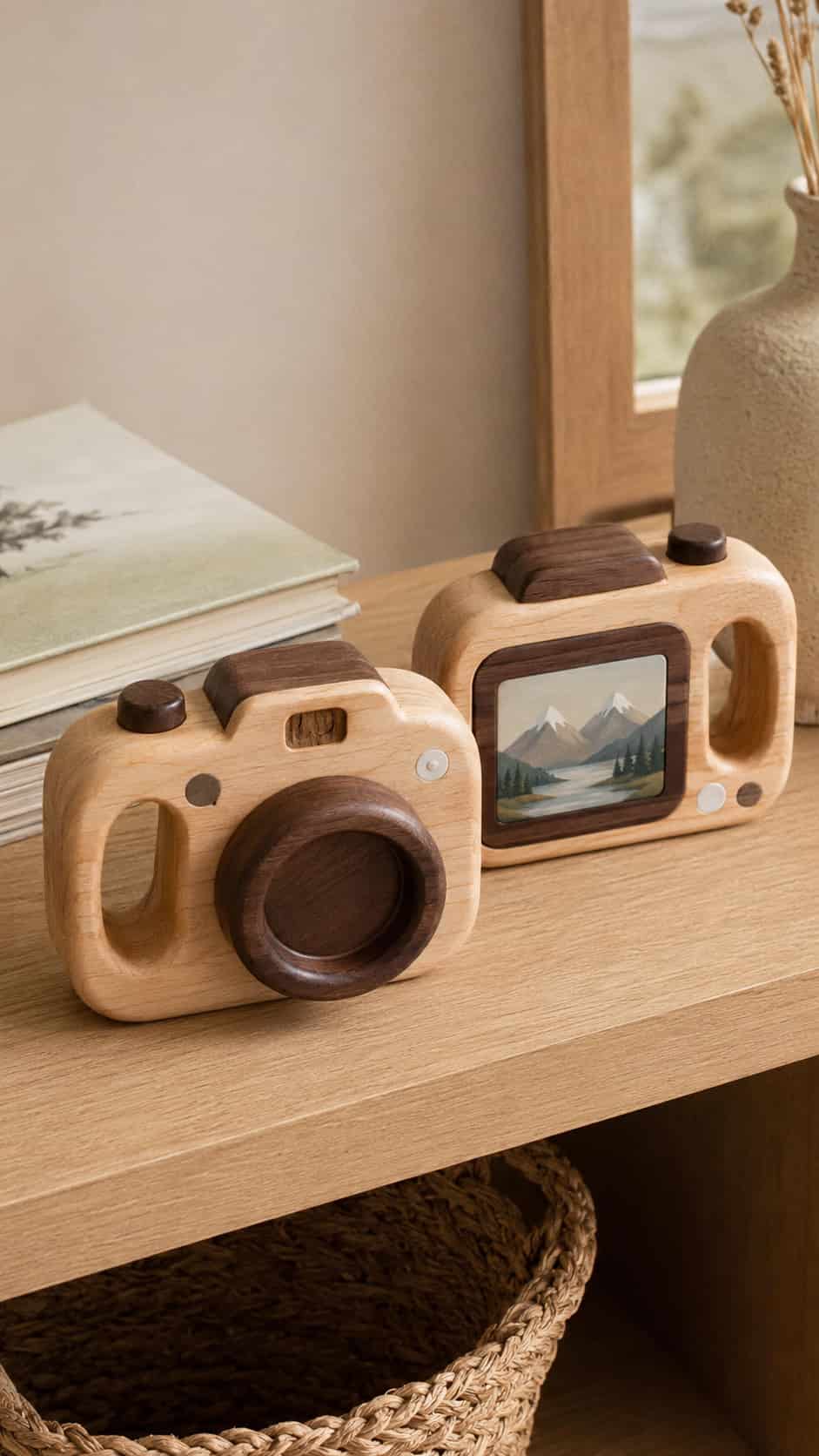 Wooden Pretend Camera