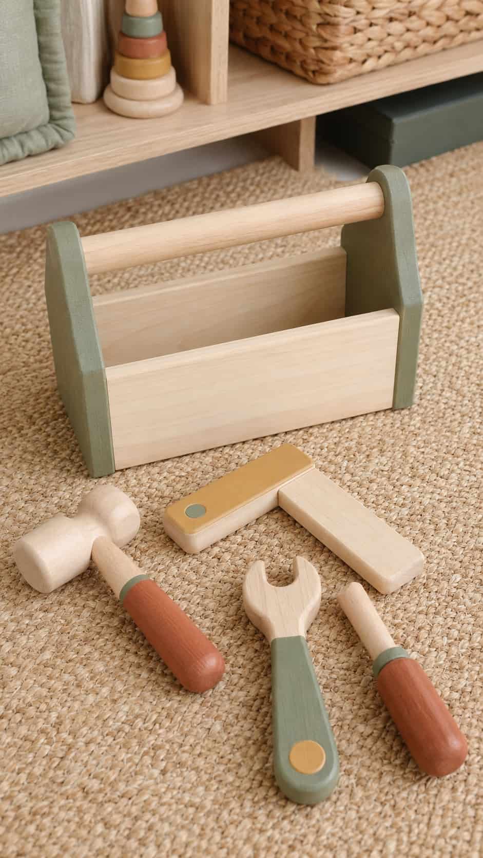 Wooden Pretend Tool Set