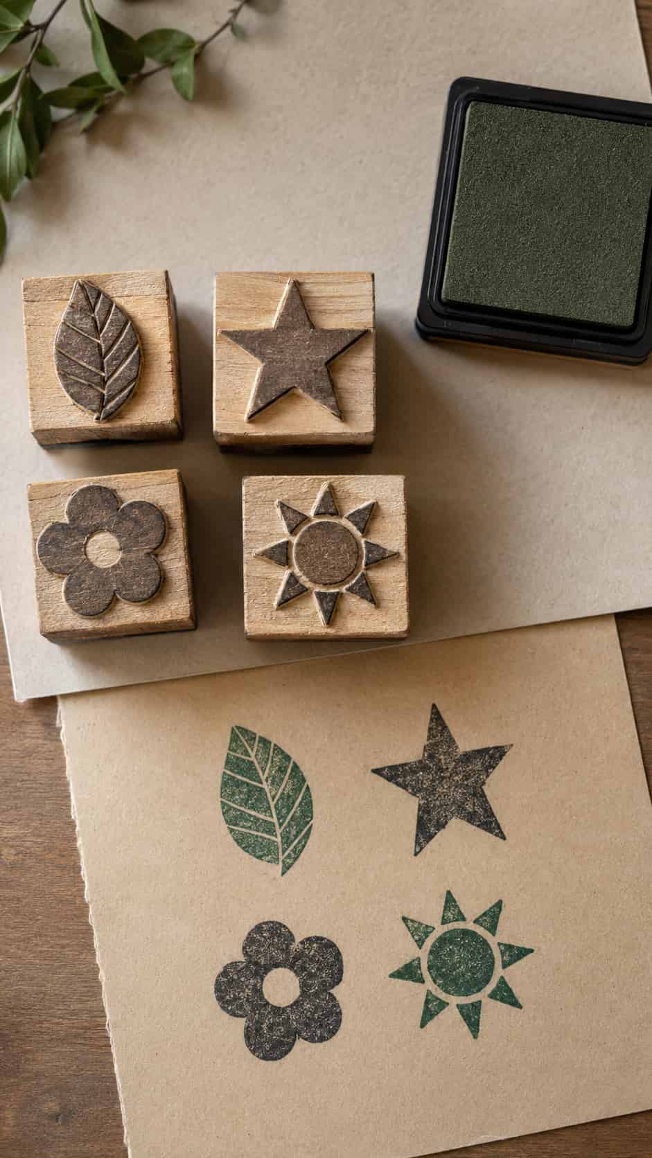 Wooden Stamp Block