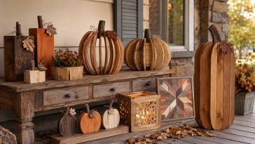 diy wooden pumpkin ideas