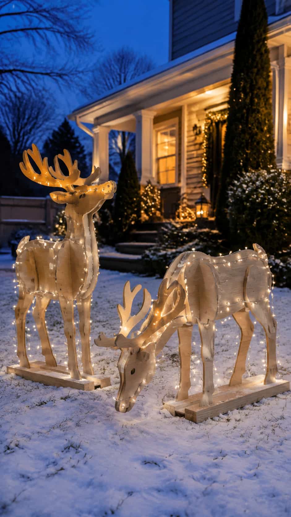 Wooden Christmas Yard Decorations