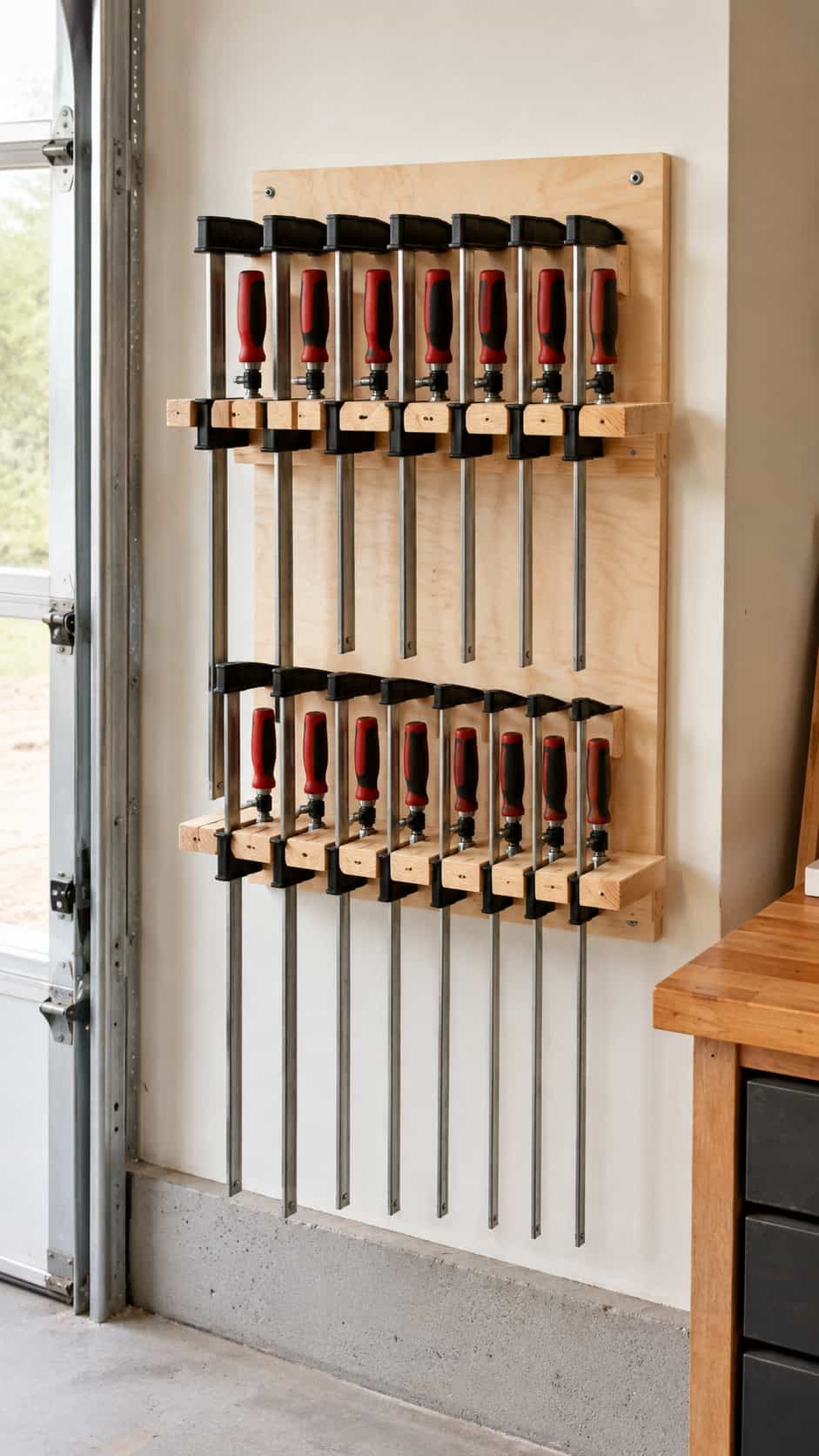 Compact F-Style Clamp Rack with Free Plan