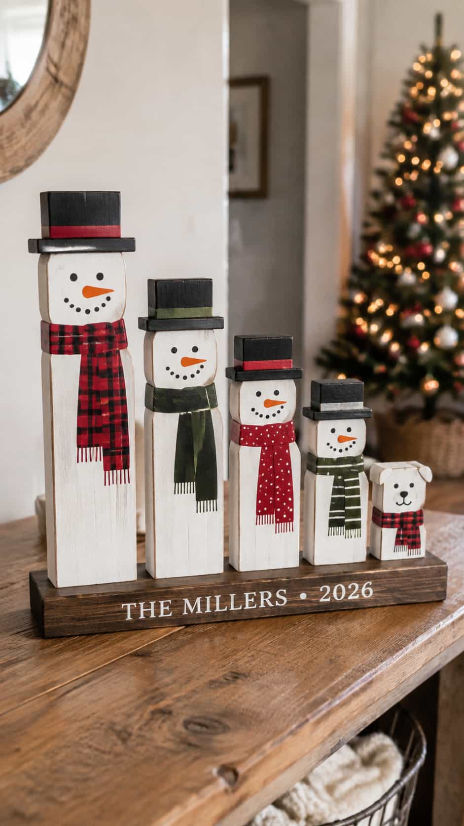 2x4 Snowman Families