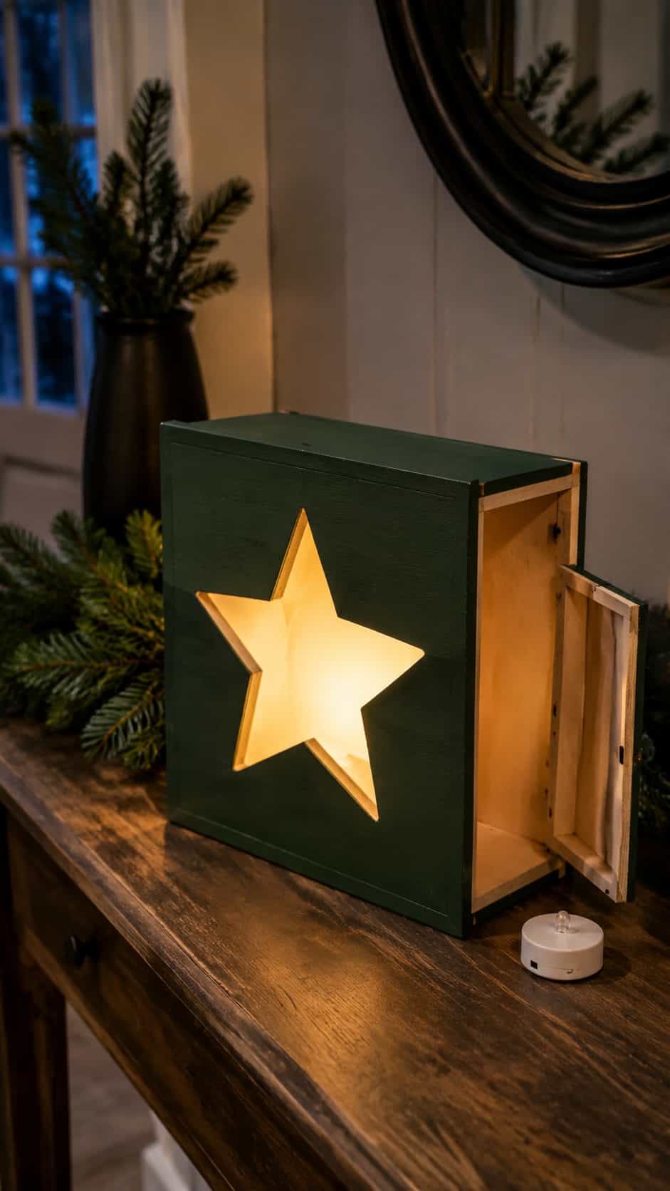 Battery-LED Star Lantern Boxes