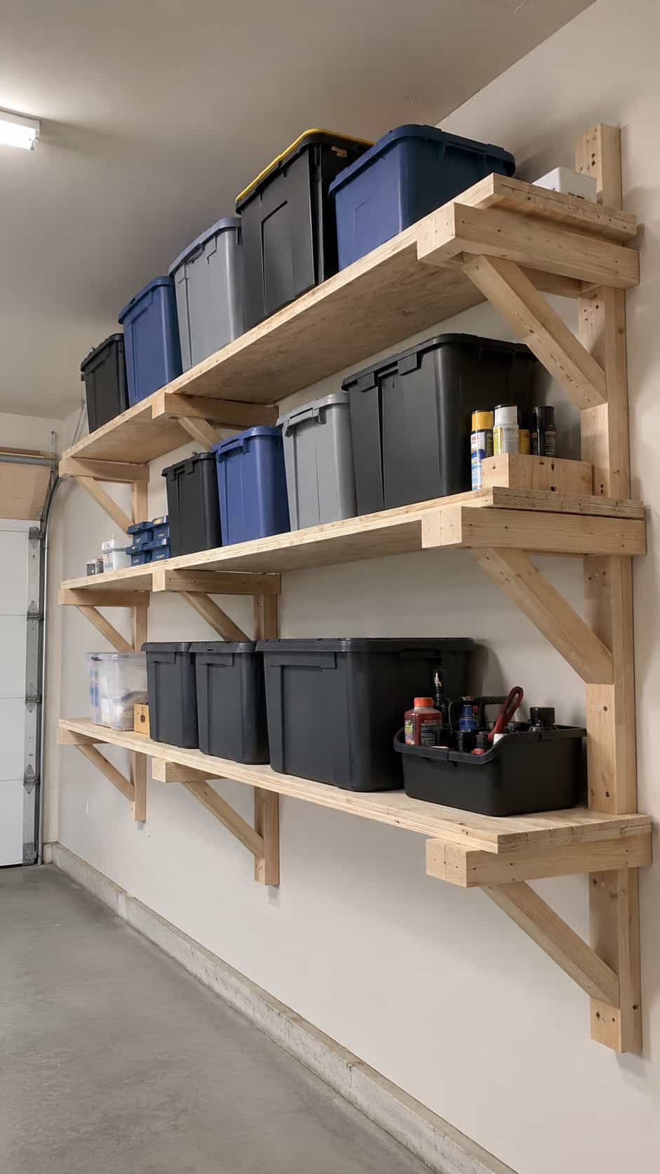 Bracket-Style Wall-Mounted Shelves
