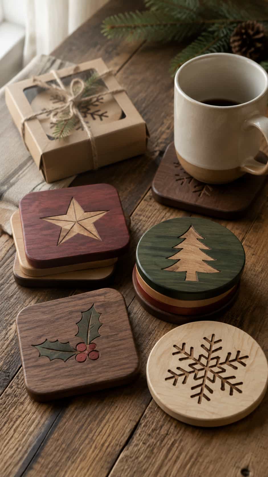 Christmas Coaster Gift Sets