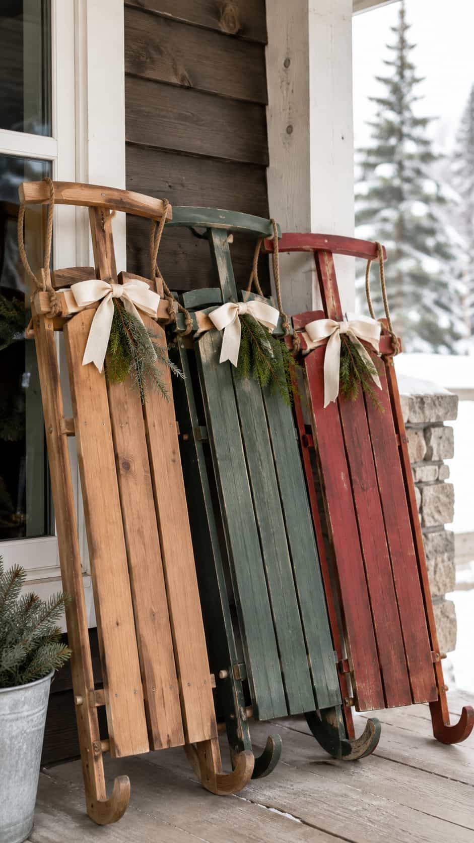 Decorative Wooden Sleds