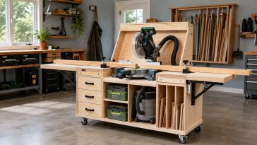 Miter Saw Station Plans