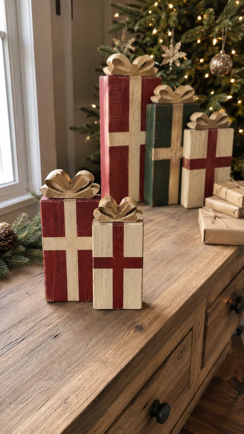 Rustic Wooden Gift Block Sets