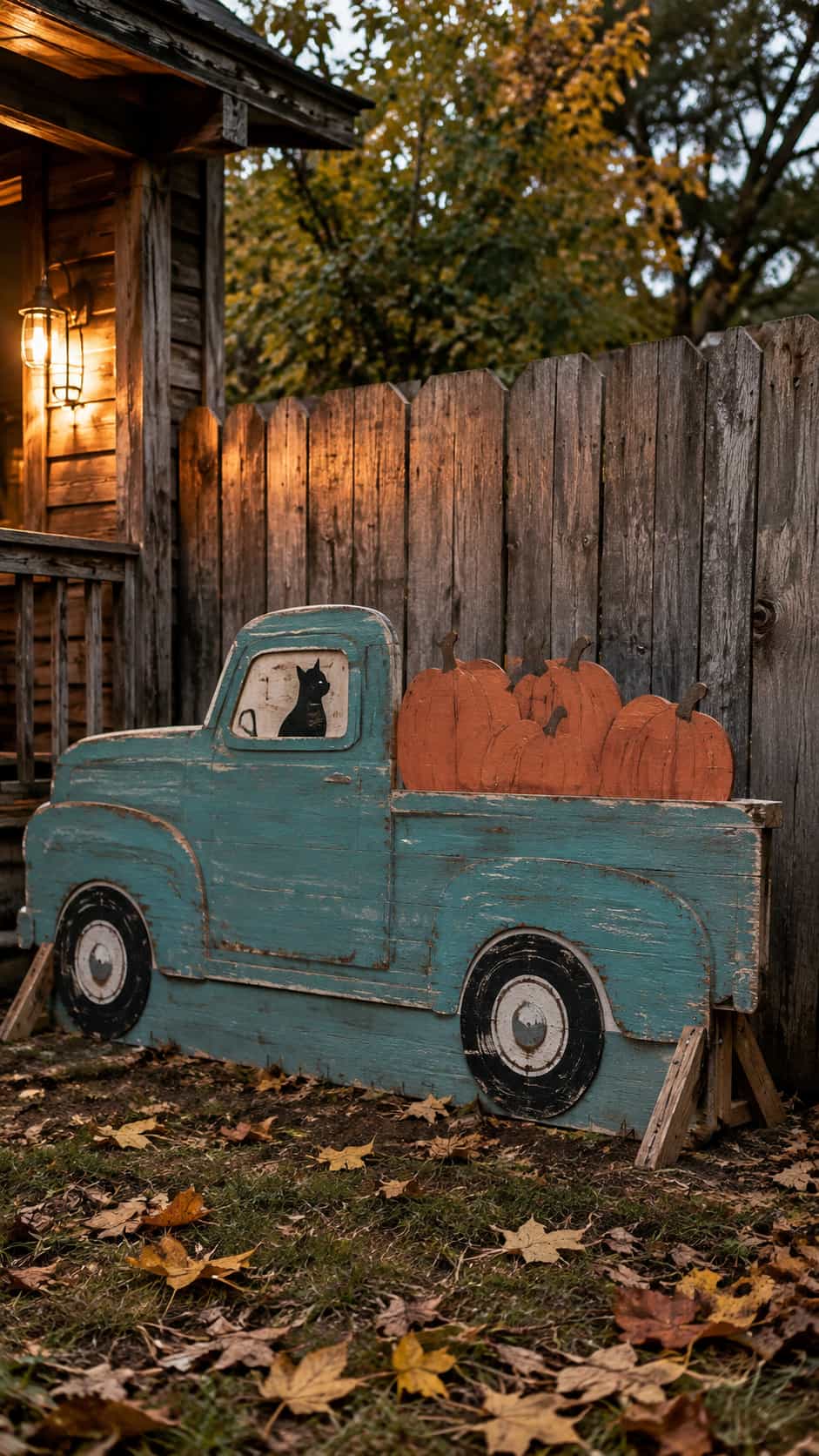 Vintage Pumpkin Truck
