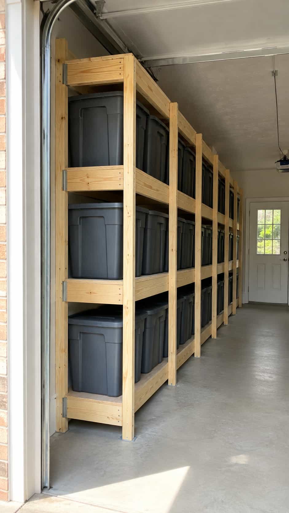 Wall 2x4 Garage Shelves
