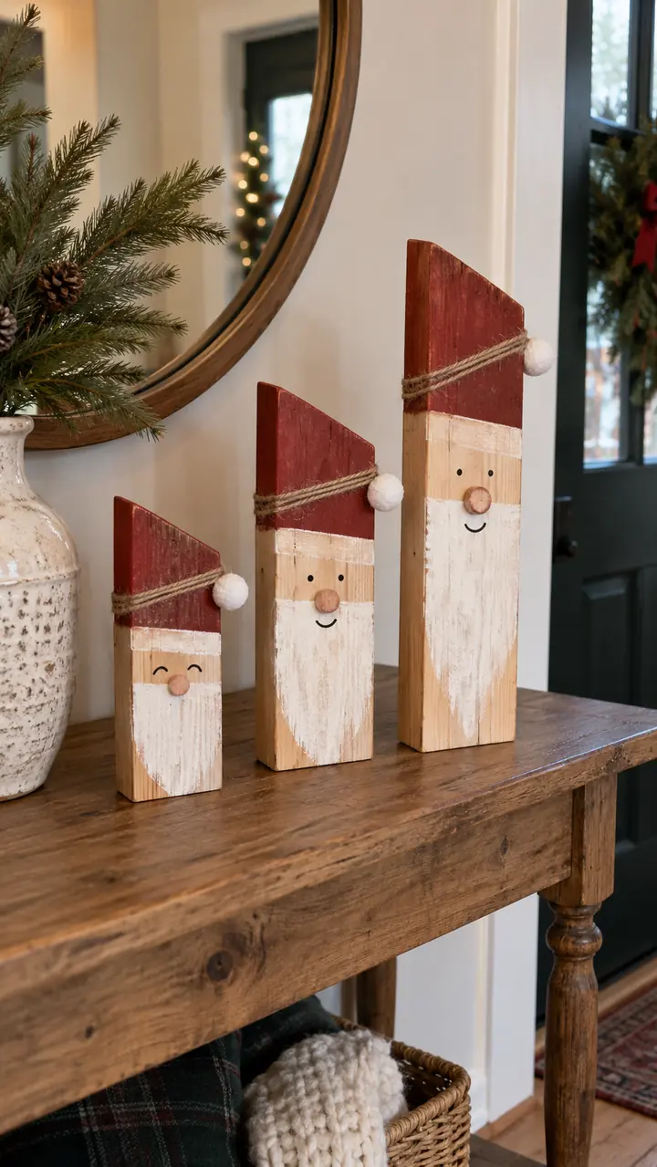 Wooden Santa Blocks