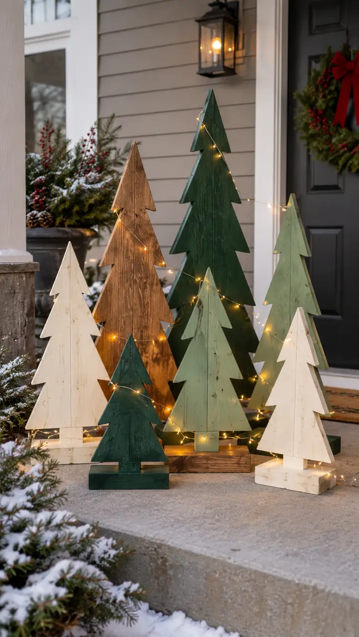 Outdoor 2×4 Christmas Tree Forest