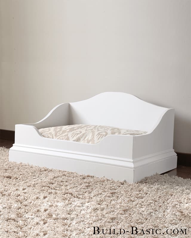 Furniture-Style Curved Plywood Pet Bed