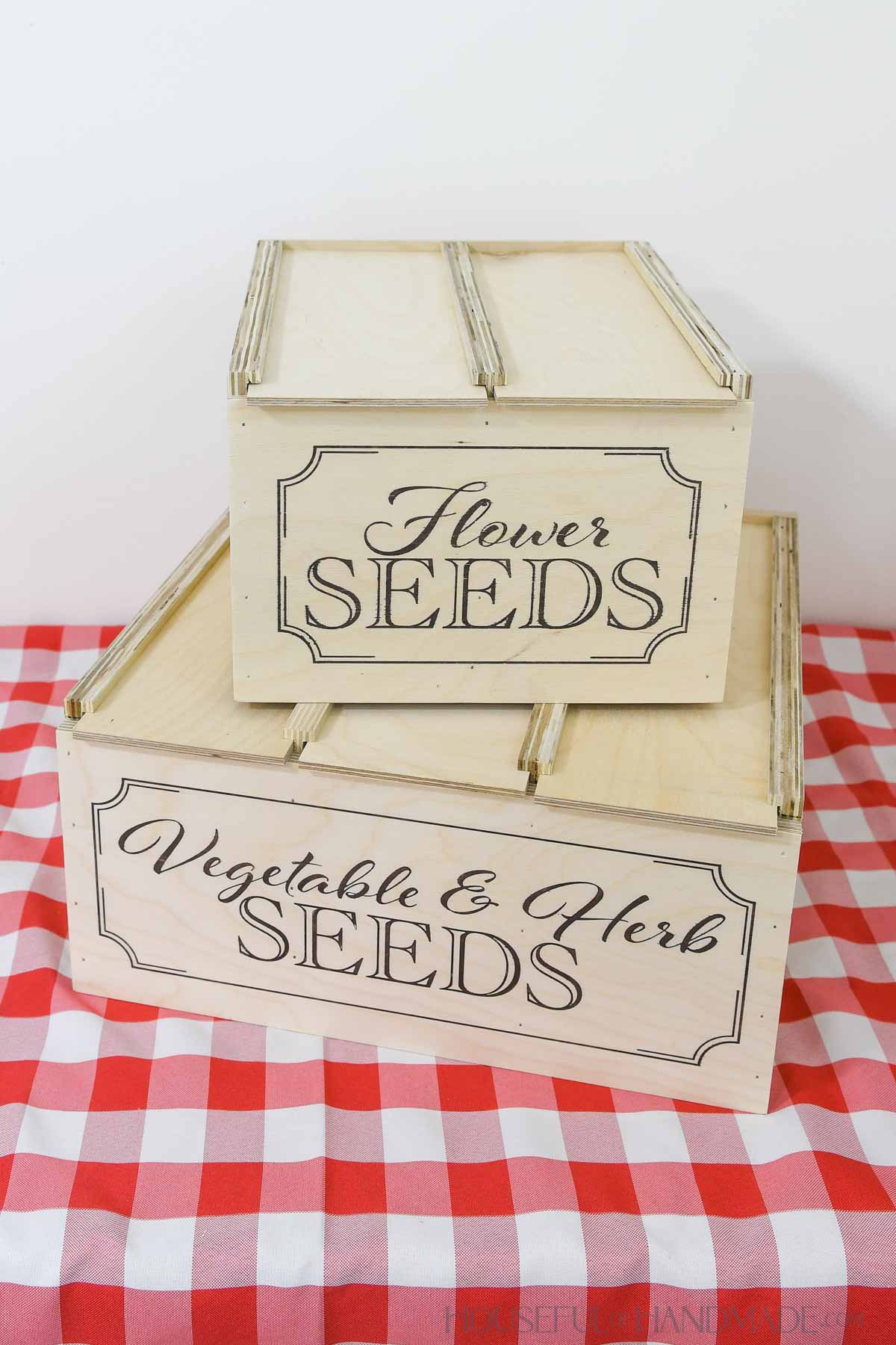 Seed Packet Storage Box