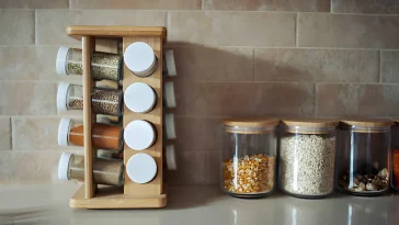 Wooden Spice Rack