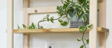 Modern Open Shelves with Adjustable Boards — real project by Houseful of Handmade
