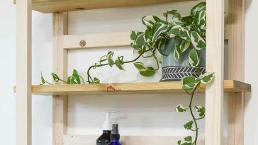 Modern Open Shelves with Adjustable Boards — real project by Houseful of Handmade