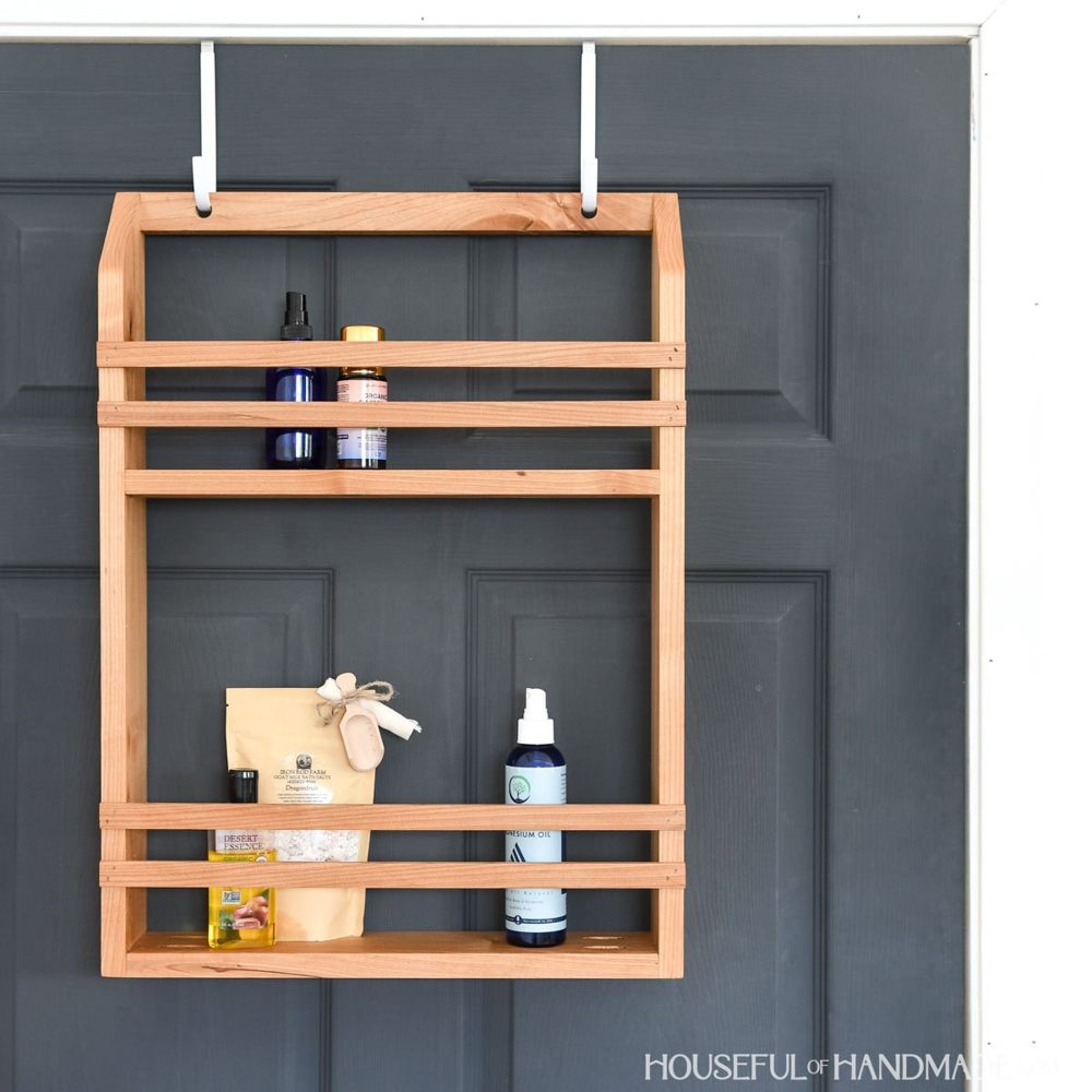 Over-the-Door Wooden Storage Shelves — real project by Houseful of Handmade